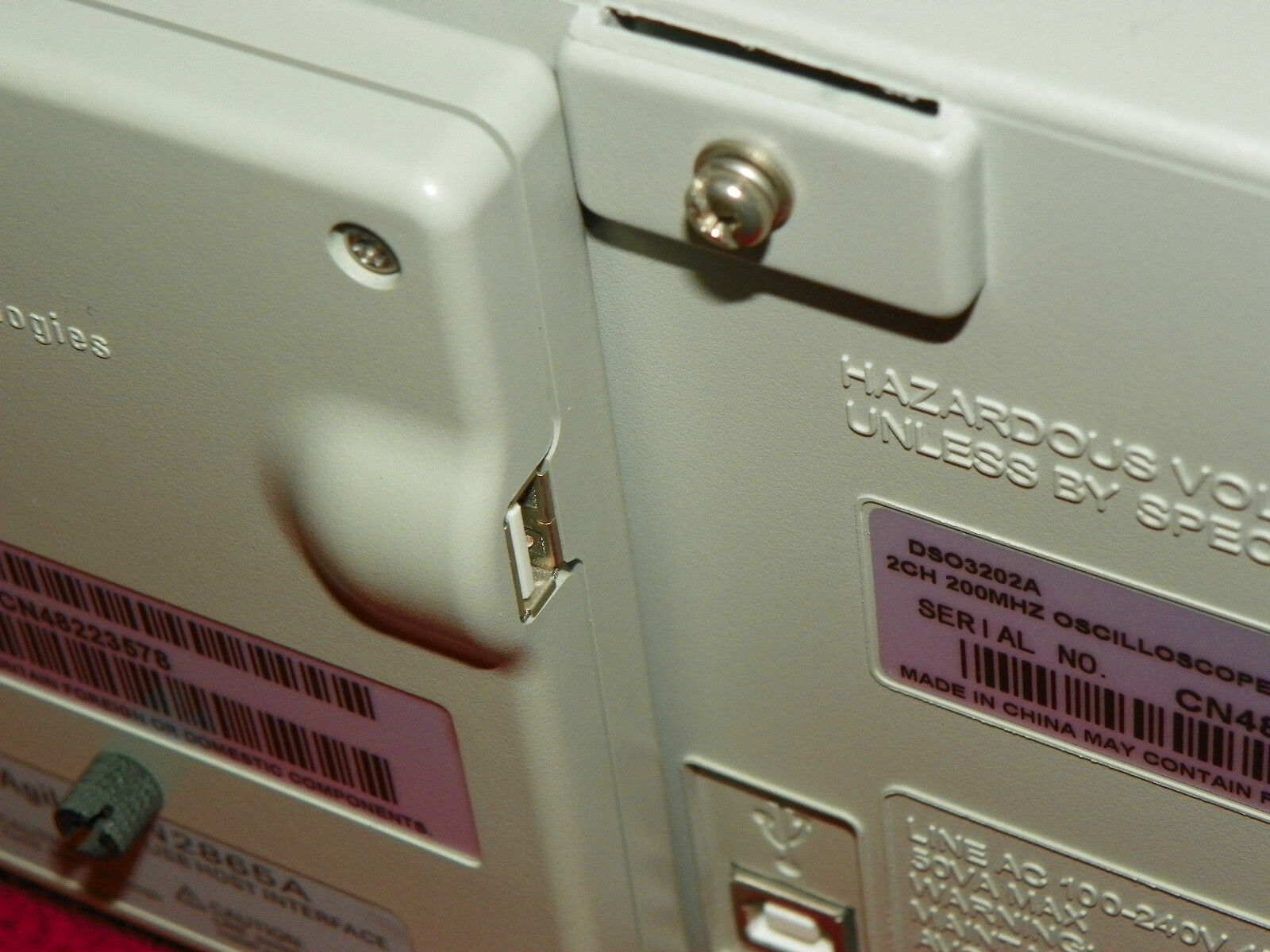 Agilent DSO3202A 200Mhz 1GS/s, USB interface. (3 in stock) 90-day warranty Agilent DSO3202A 200Mhz 1GS/s, USB interface. (3 in stock) 90-day warranty